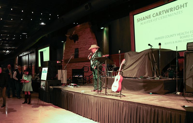 Shane Cartwright emcee at Boots &amp; Bling 2025